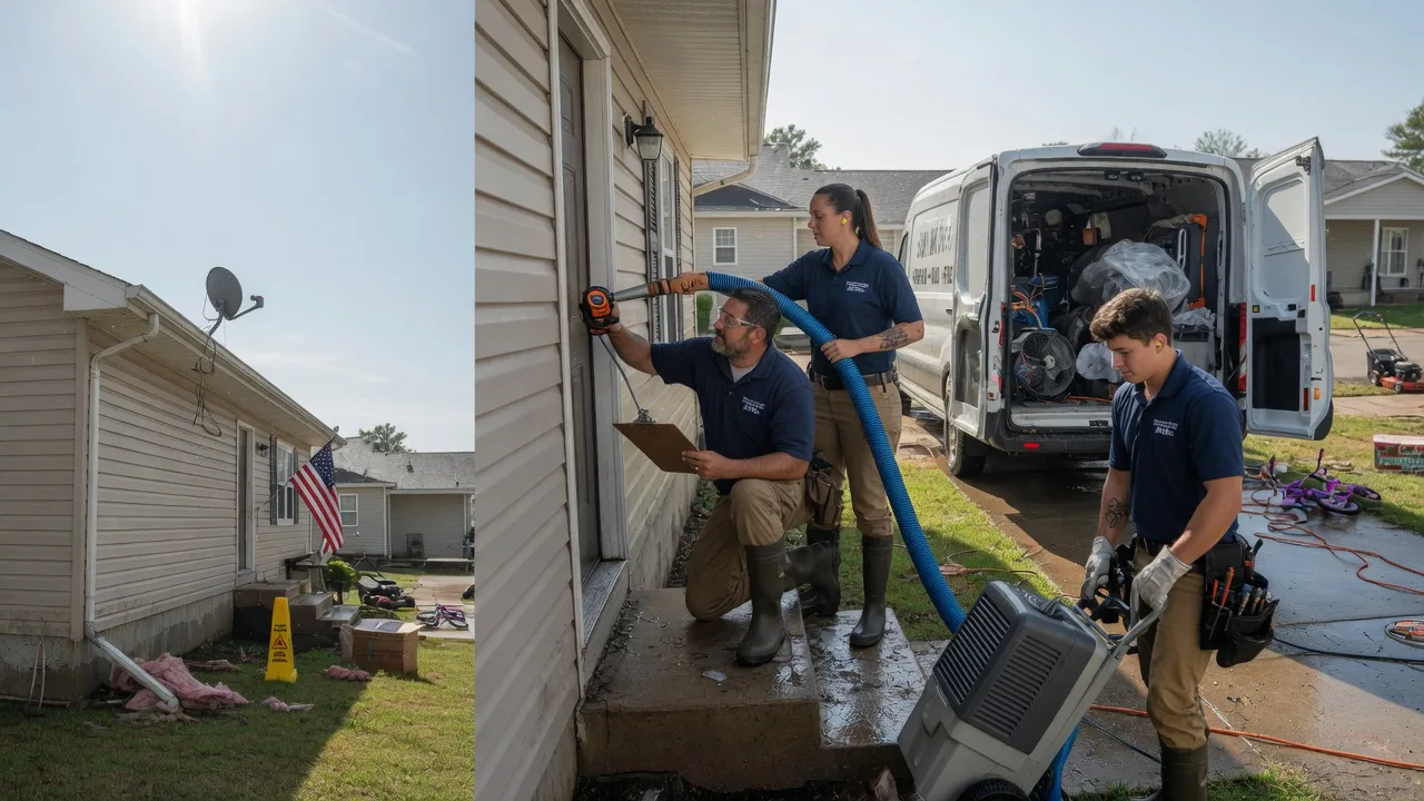 Ceiling Water Damage Restoration in Davis, OK near me